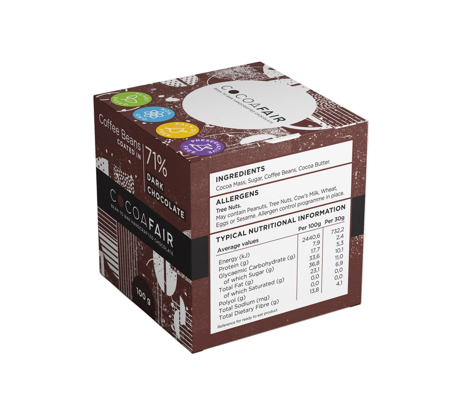 Coffee Beans in 71% Dark Chocolate