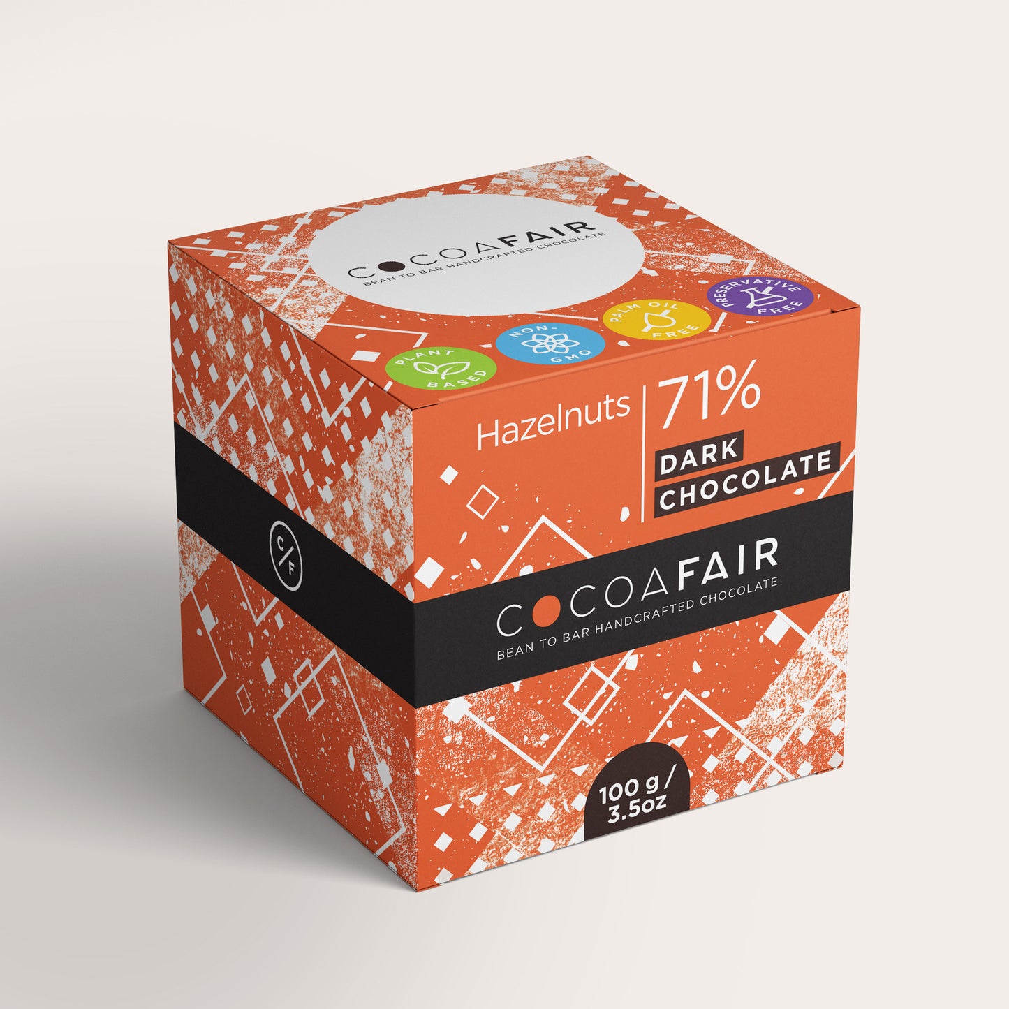 Hazelnuts in 71% Dark Chocolate