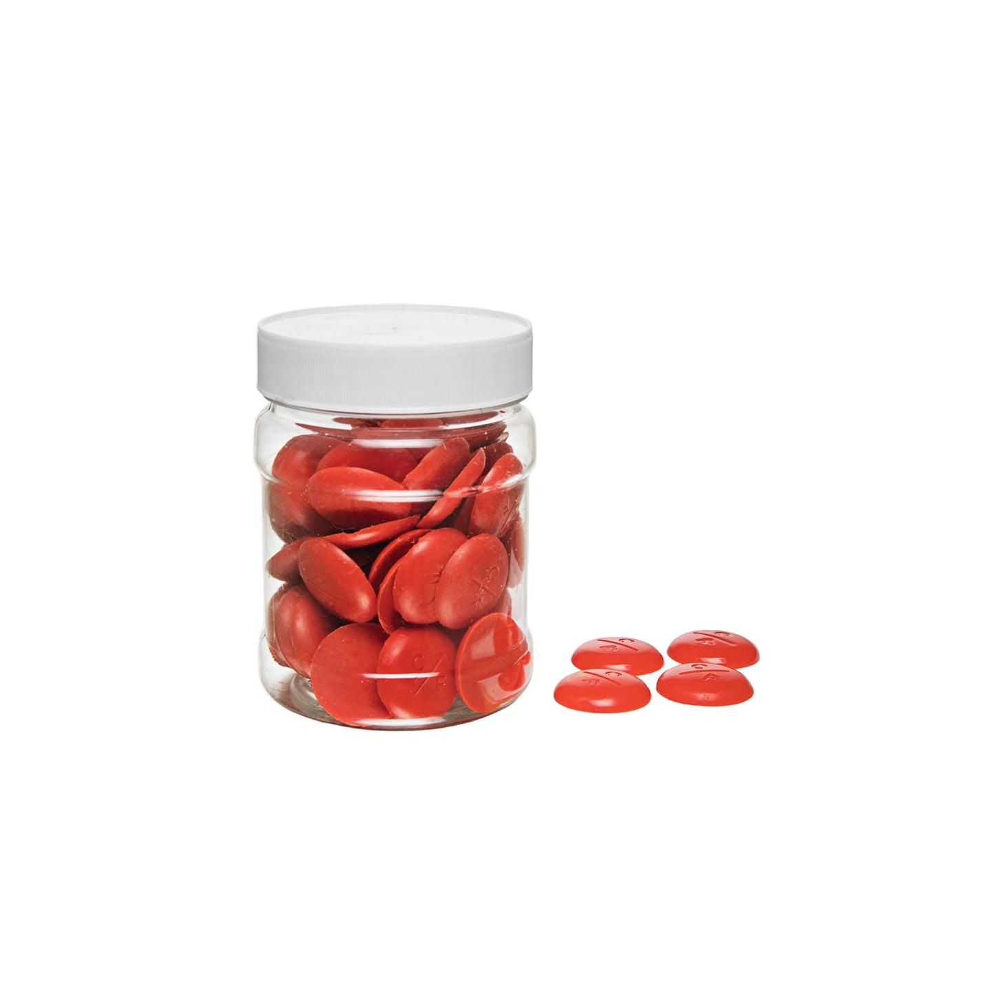 Coloured Cocoa Butter Drops - Orange