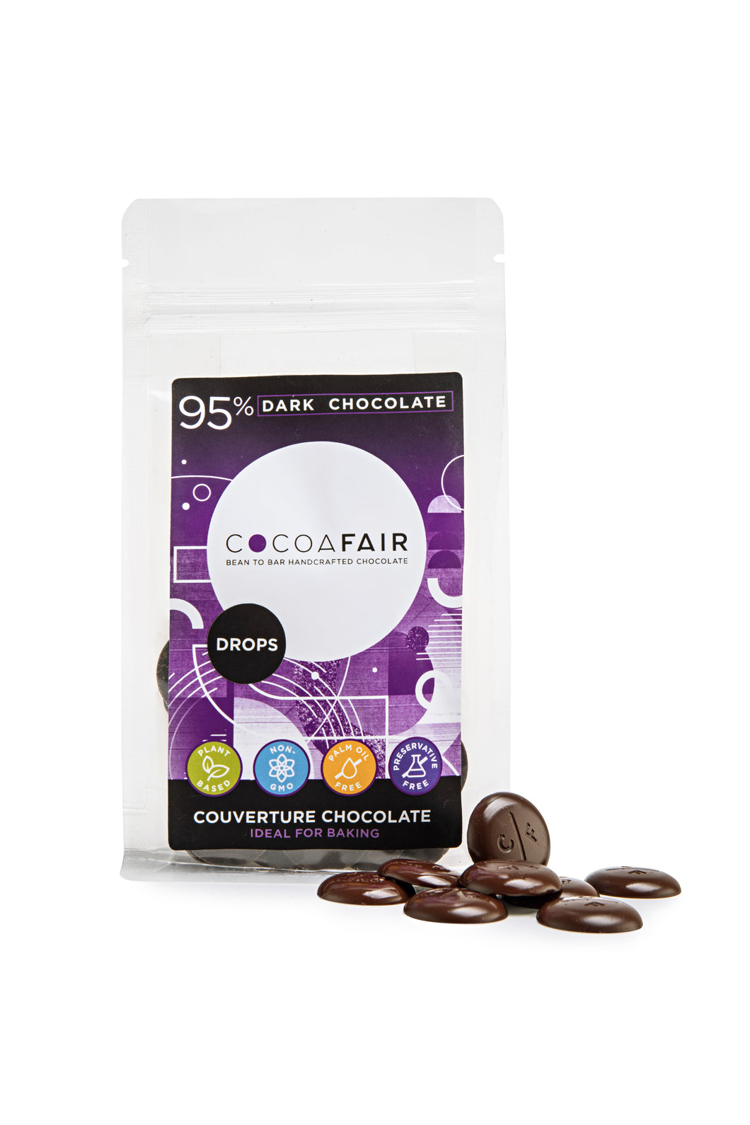 95% Dark Chocolate Drops