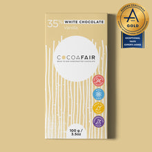 Load image into Gallery viewer, 35% White Chocolate with Vanilla - 100g
