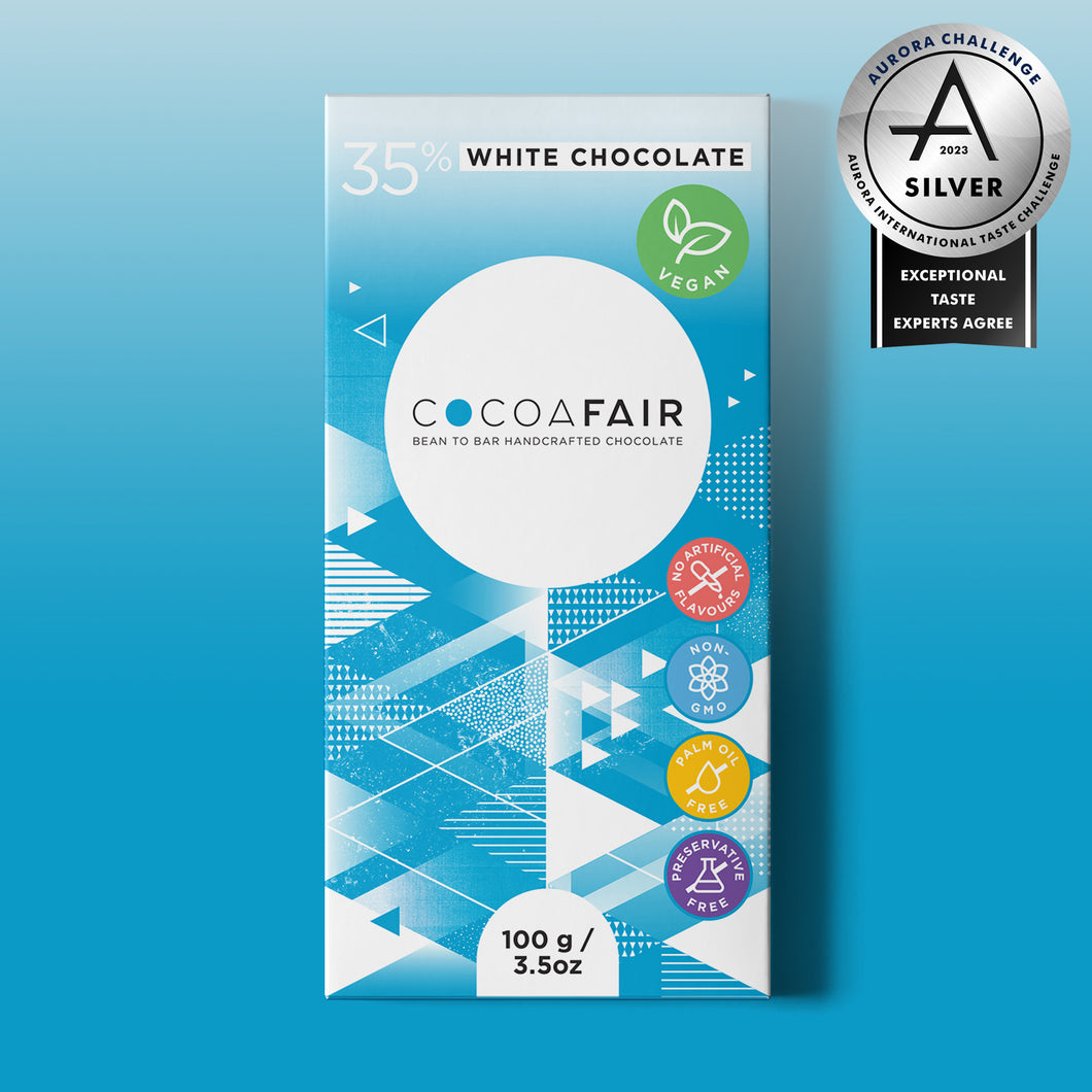35% Vegan White Chocolate - 100g