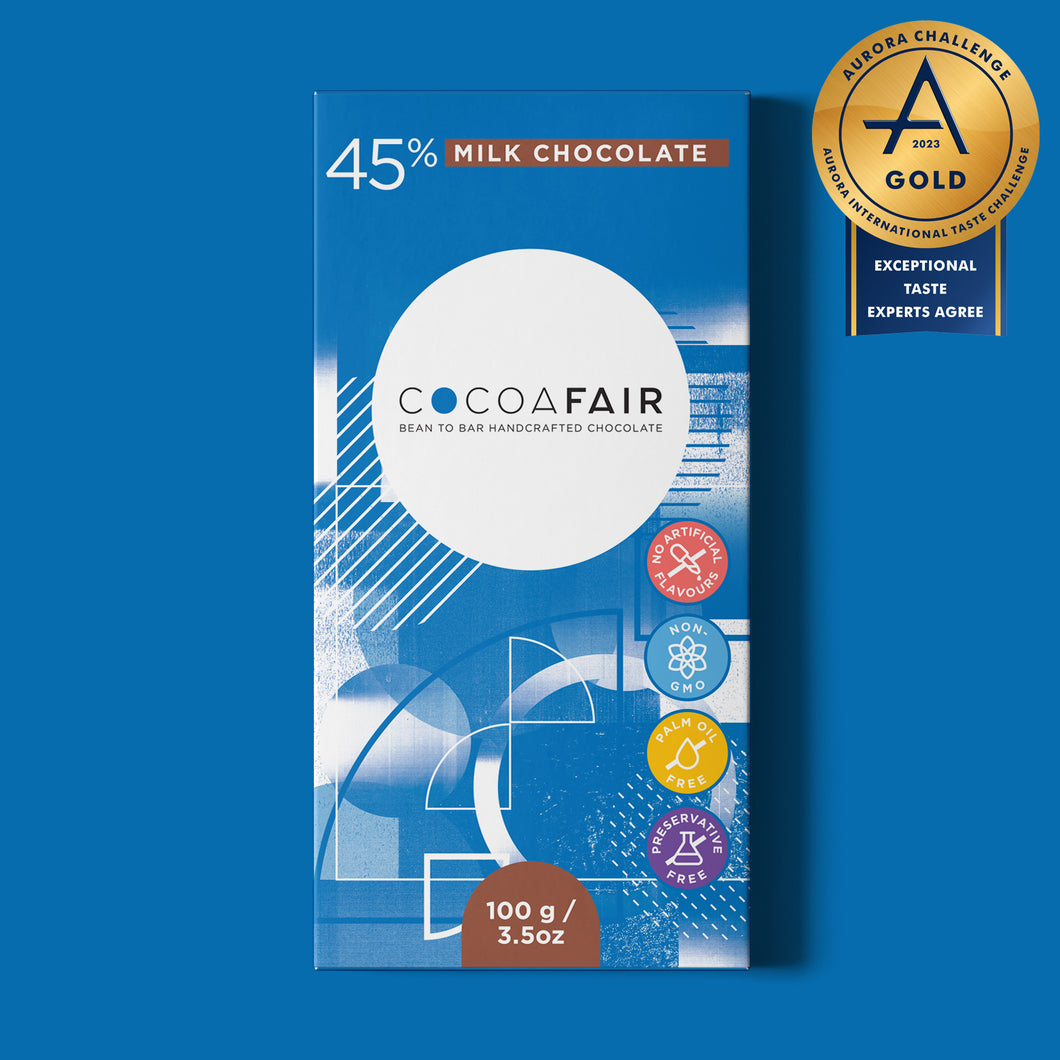 45% Milk Chocolate - 100g