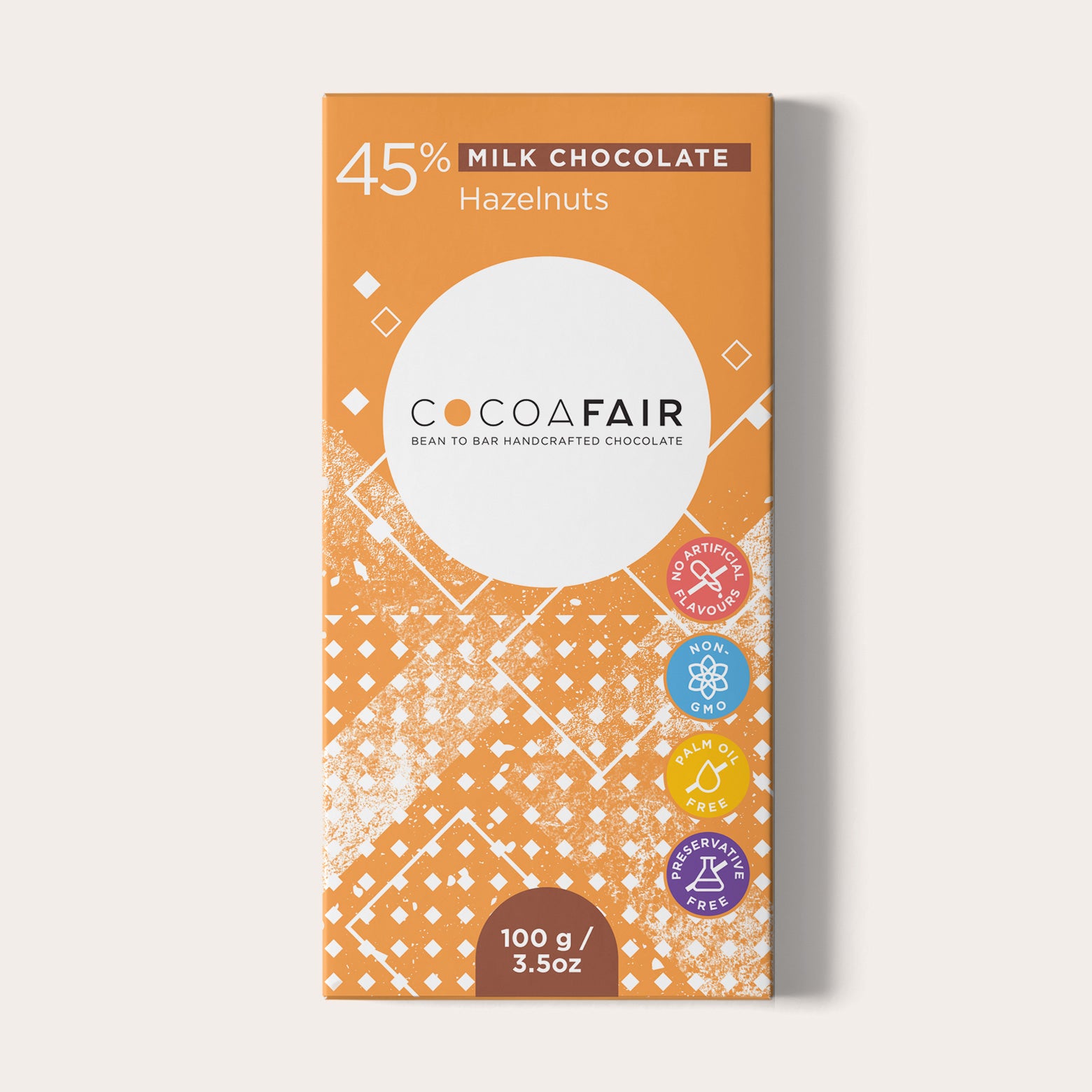 45 Milk Chocolate With Hazelnuts COCOAFAIR 45 Milk Chocolate With Hazelnuts COCOAFAIR
