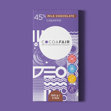 Load image into Gallery viewer, 45% Milk Chocolate with Liquorice - 100g
