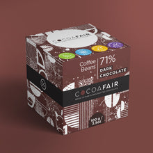 Load image into Gallery viewer, Coffee Beans in 71% Dark Chocolate - 100g
